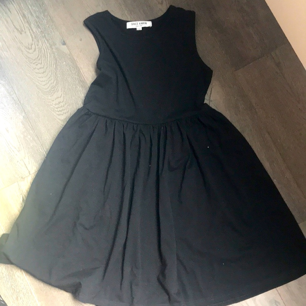 Simple black dress